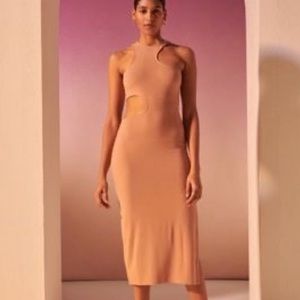 Abercrombie Cutout Bodycon Maxi Dress